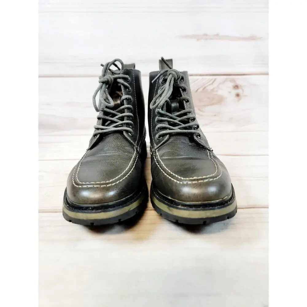 Hawke and Co. Sierra Boot Brown Size 9.5 Mens Shoes Memory Foam Leather